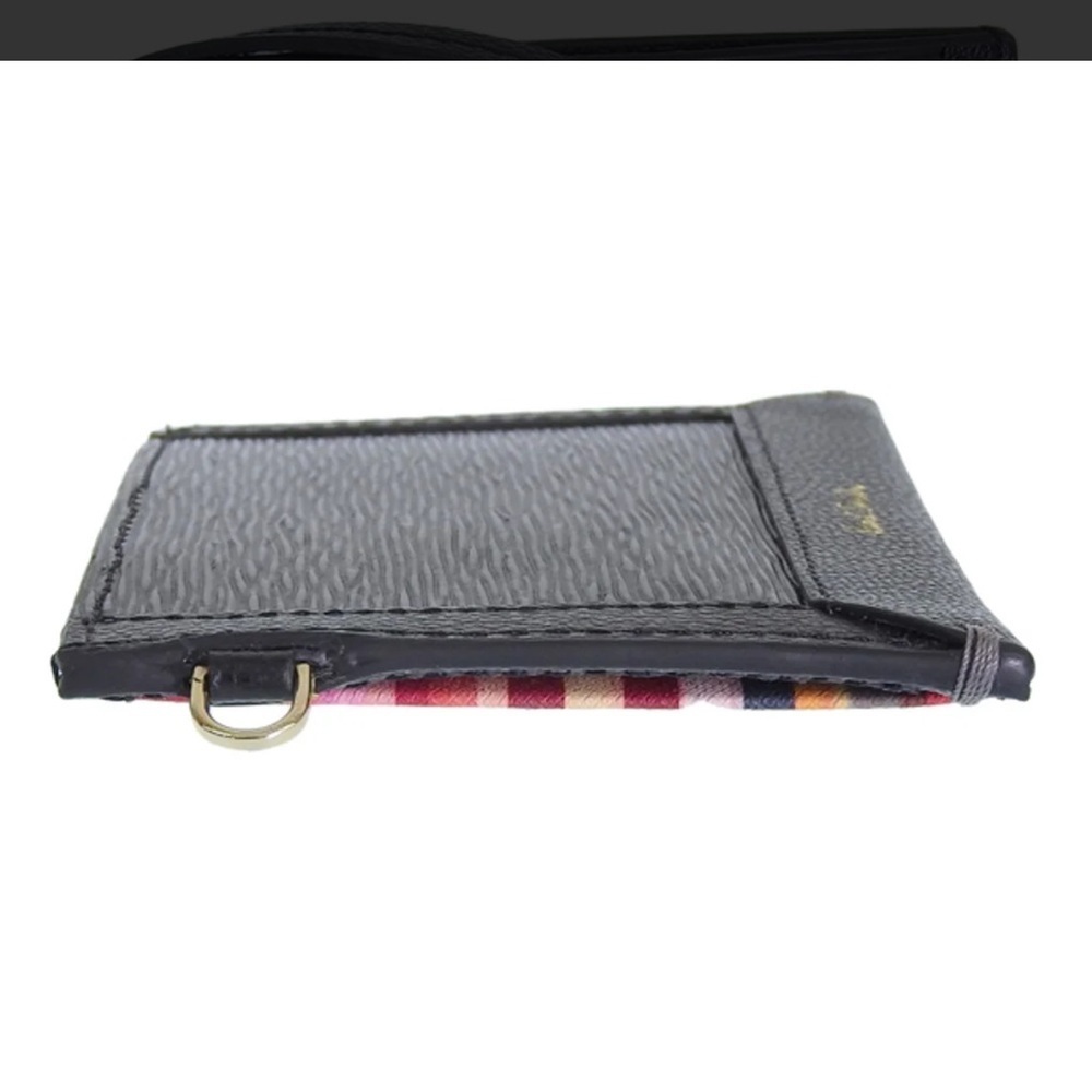 Check out Paul Smith!!Black Textured Leather card holder. NWOT. Men or women’s - Picture 4 of 6
